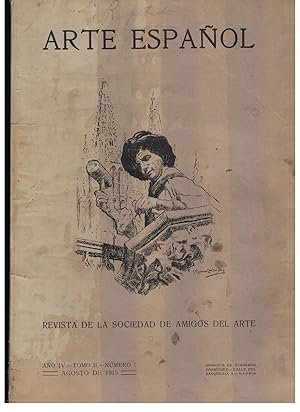 Immagine del venditore per ARTE ESPAOL. Revista de la Sociedad de amigos del Arte. Ao IV. Tomo II. Nm. 7. Agosto 1915. venduto da Librera Torren de Rueda