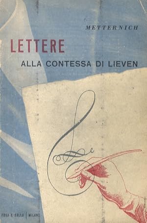 Bild des Verkufers fr Lettere alla contessa di Lieven. (Traduzione di Alessandro Pellegrini). zum Verkauf von Libreria Oreste Gozzini snc