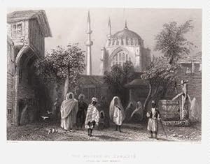 The Mosque of Osmanié (From the Slave Market). (Die osmanische Moschee vom Sklavenmarkt aus geseh...