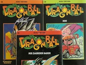 3 Comic-Bücher Dragon Ball: Boo / Der Zauberer Babidi / Die Fusion