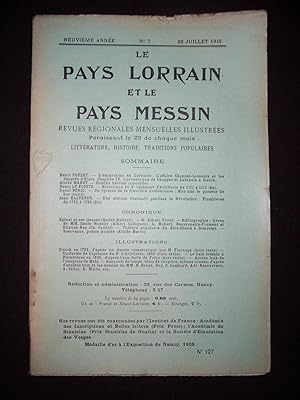 Le Pays lorrain et le Pays messin - N°7 1912