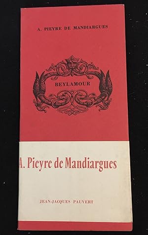 Image du vendeur pour Beylamour mis en vente par LibrairieLaLettre2