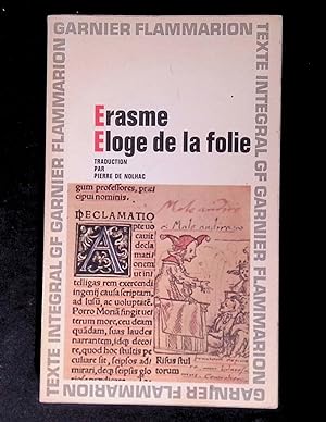 Seller image for Eloge de la folie for sale by LibrairieLaLettre2