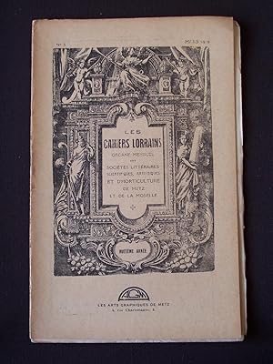 Les cahiers lorrains - N°3 1929