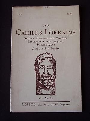 Les cahiers lorrains - N°5 1936