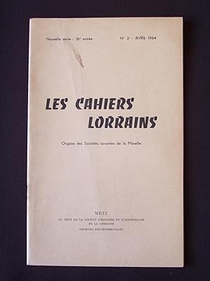 Les cahiers lorrains - N°2 1964