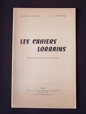 Les cahiers lorrains - N°1 1968