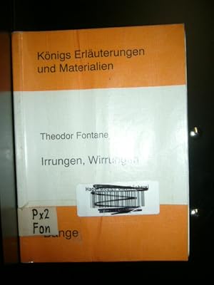 Seller image for Knigs Erluterungen und Materialien: Theodor Fontane Irrungen, Wirrungen for sale by Antiquariat im Kaiserviertel | Wimbauer Buchversand