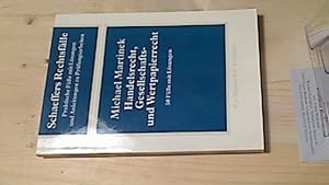 Seller image for Handelsrecht, Gesellschafts- und Wertpapierrecht : 50 Flle mit Lsungen. von, Schaeffers Rechtsflle ; Bd. 5 for sale by Antiquariat im Kaiserviertel | Wimbauer Buchversand