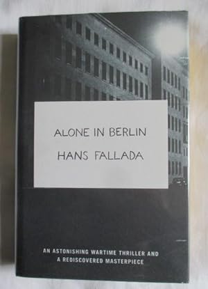 Immagine del venditore per Alone in Berlin venduto da MacKellar Art &  Books