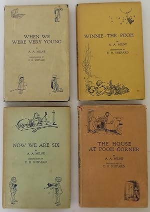 Image du vendeur pour When We Were Very Young, Winnie-the-Pooh, The House at Pooh Corner and Now We Are Six mis en vente par Bookbid