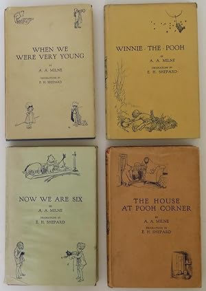 Image du vendeur pour When We Were Very Young, Winnie-the-Pooh, The House at Pooh Corner and Now We Are Six mis en vente par Bookbid