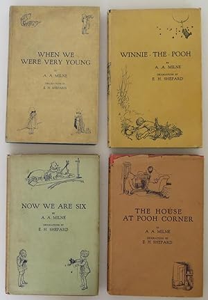 Image du vendeur pour When We Were Very Young, Winnie-the-Pooh, The House at Pooh Corner and Now We Are Six mis en vente par Bookbid