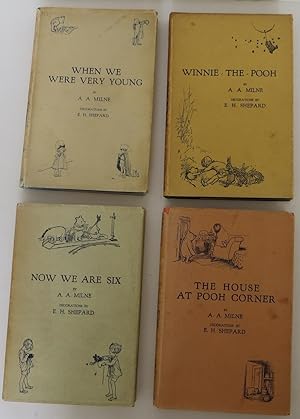 Bild des Verkufers fr When We Were Very Young, Winnie-the-Pooh, The House at Pooh Corner and Now We Are Six zum Verkauf von Bookbid