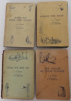 Image du vendeur pour When We Were Very Young, Winnie-the-Pooh, The House at Pooh Corner and Now We Are Six mis en vente par Bookbid