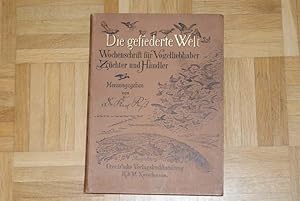 Seller image for Die gefiederte Welt - Wochenschrift fr Vogelliebhaber, - Zchter und - Hndler. Vierundzwanzigster (24.) Jahrgang 1895, Heft Nr. 1 (3.1.1895) bis Nr. 52 (26.12.1895). for sale by Bockumer Antiquariat Gossens Heldens GbR