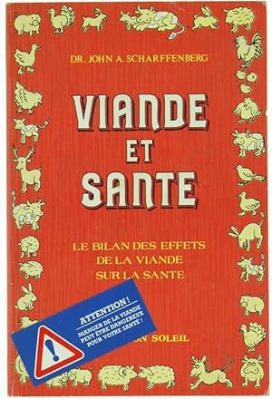 Seller image for VIANDE ET SANTE'. Le bilan des effets de la viande sur la sant.: for sale by Bergoglio Libri d'Epoca