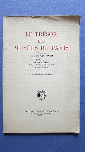 Bild des Verkufers fr Le trsor des Muses de Paris zum Verkauf von PARIS-LIBRIS