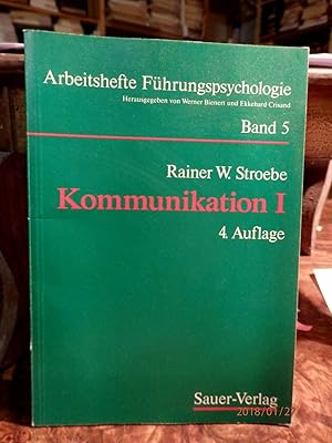 Bild des Verkufers fr Kommunikation 1. Grundlagen. Gerchte. Schriftliche Kommunikation zum Verkauf von Antiquariat Ekkehard Schilling