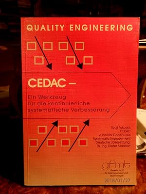 Seller image for CEDAC. Ein Werkzeug fr die kontinuierliche systematische Verbesserung. for sale by Antiquariat Ekkehard Schilling