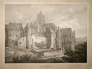 Abbaye de Fécamp. Pl. 64. Aus: Voyages pittoresques et romantiques dans l ancienne France.