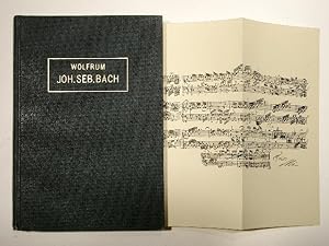 Bild des Verkufers fr Johann Sebastian Bach. Erster Band: Bachs Leben, die Instrumentalwerke. zum Verkauf von Versandantiquariat Christine Laist