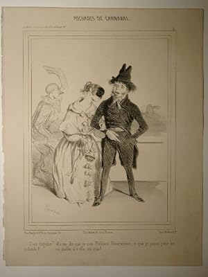 La Mode. Pochades de Carnaval. 15. janvier 1842.