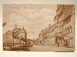 Postkarte " Landau - Reiterstrasse".