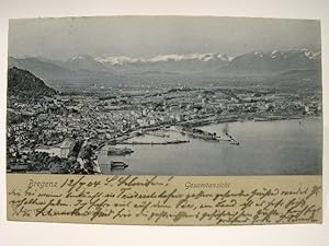 Postkarte "Bregenz Gesamtansicht"