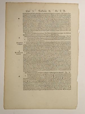 Bild des Verkufers fr Opera. Mit Versen hrsg. von Sebastian Brant (GWM 31505, HC 12749). Liber I Tractatus I Ca. I. II. III. - Tractatus II Ca. I. II. zum Verkauf von Versandantiquariat Christine Laist