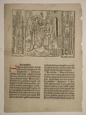 Bild des Verkufers fr Vita Christi, niederlndisch (GWM 19270, C 3672, C.A. 1182) zum Verkauf von Versandantiquariat Christine Laist