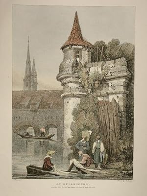 At Strasbourg. London. Pub. by R. Ackermann. 101. Strand. Aug., 16, 1824.