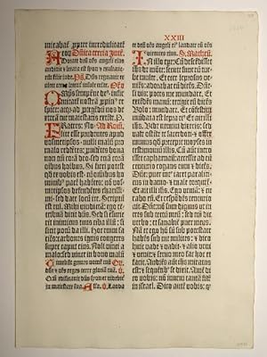 Bild des Verkufers fr Missale Hildensemense (GWM 24451, CR 4157). zum Verkauf von Versandantiquariat Christine Laist