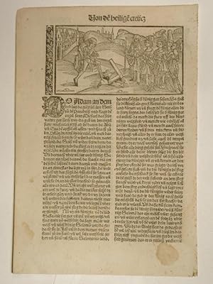 Der heiligen leben nüw gedruckt (VD 16 H 1474). Das Sommerteil: Blatt XXIII Von dem heiligen creu...