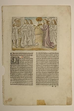 Bild des Verkufers fr Vita Christi, niederlndisch: Dat boeck van den leven ons liefs heeren ihesu Cristi (GWM 19261, HC10048, C.A. 1181). zum Verkauf von Versandantiquariat Christine Laist