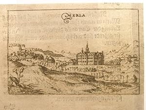 Bild des Verkufers fr Schloss Merla. Aus: Hessische Chronica. zum Verkauf von Versandantiquariat Christine Laist