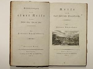 Erinnerungen von einer Reise in den Jahren 1803, 1804 und 1805. Dritter Band: Reise durch das süd...