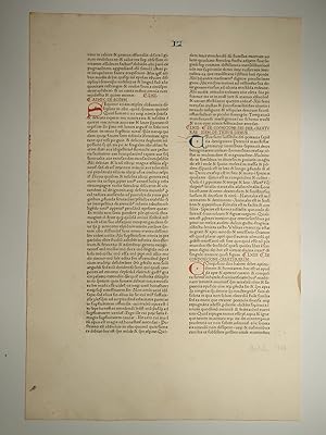 Bild des Verkufers fr Speculum historiale (GWM 50587).Liber XXVII, Cap. LX-LXIIII. zum Verkauf von Versandantiquariat Christine Laist