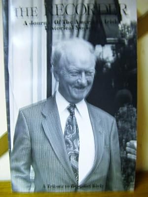 Seller image for The Recorder: A Journal of the American Irish Historical Society: A Tribute to Benedict Kiely: Volume 7, No. 1, Summer 1994 for sale by PsychoBabel & Skoob Books