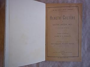 Seller image for Health-Culture. Translated and Edited By Lewis R.S. Tomalin. Abridged and Revised Edition. for sale by Carmarthenshire Rare Books