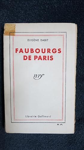 Image du vendeur pour Faubourgs de Paris mis en vente par PARIS-LIBRIS