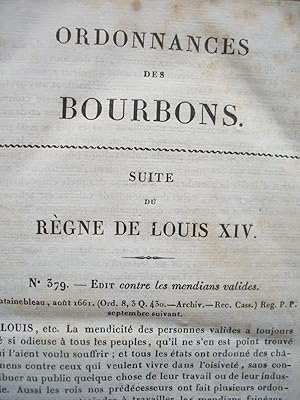 recueil Général des Anciennes Lois Françaises - LOUIS XIV - 1661-1671