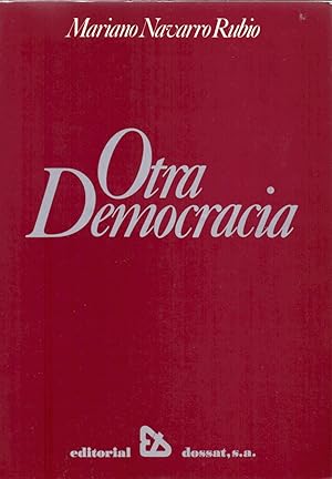 Seller image for OTRA DEMOCRACIA for sale by Libreria 7 Soles
