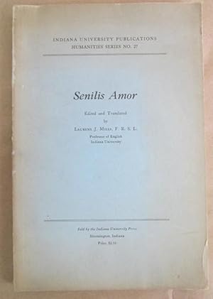 Seller image for Senilis Amor for sale by Atlantic Bookshop