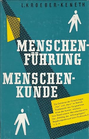 Seller image for Menschenfhrung - Menschenkunde for sale by Versandantiquariat Nussbaum