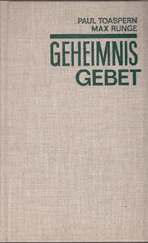Seller image for Geheimnis Gebet for sale by Versandantiquariat Nussbaum