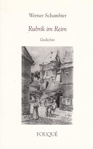 Bild des Verkufers fr Rubrik im Reim - Gedichte zum Verkauf von Versandantiquariat Nussbaum