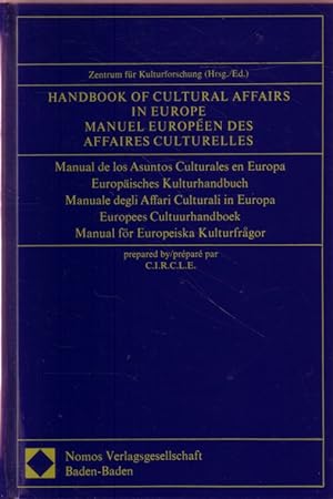 Imagen del vendedor de Handbook of Cultural Affairs in Europe a la venta por Versandantiquariat Nussbaum