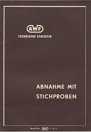 Seller image for Abnahme mit Stichproben for sale by Versandantiquariat Nussbaum