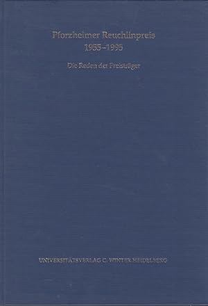 Bild des Verkufers fr Pforzheimer Reuchlinpreis 1955-1995 - Die Reden der Preistrger zum Verkauf von Versandantiquariat Nussbaum